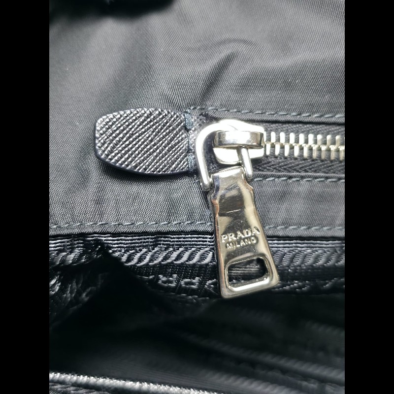 Prada 黑色Tessuto Impuntu Tote Bag(可單肩/斜背)-23