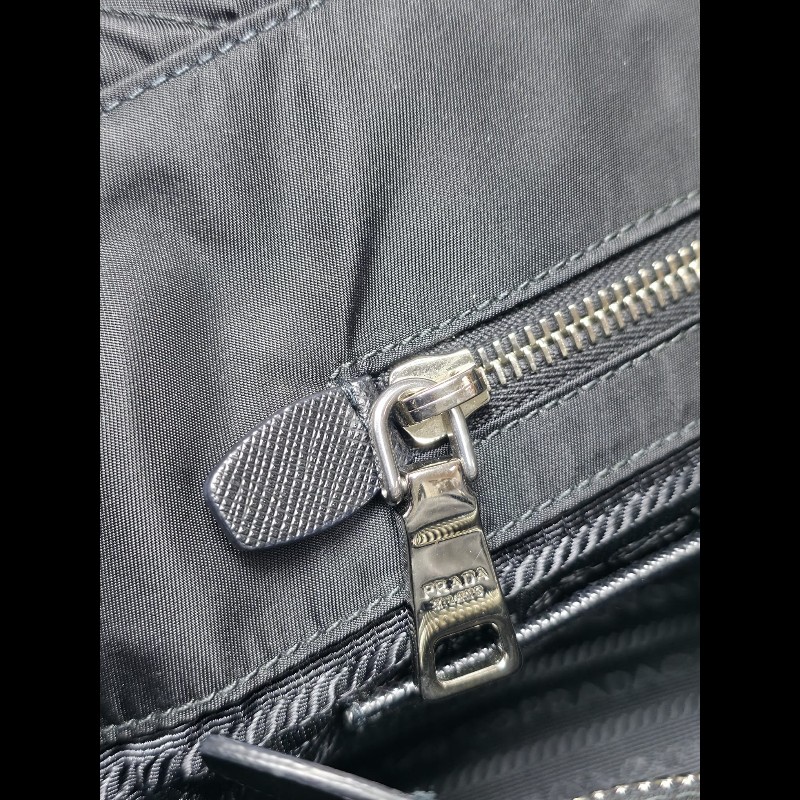 Prada 黑色Tessuto Impuntu Tote Bag(可單肩/斜背)-24