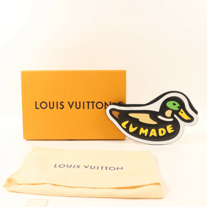 LOUIS VUITTON Damier Giant LV x Nico Duck Coin Purse零錢包-9