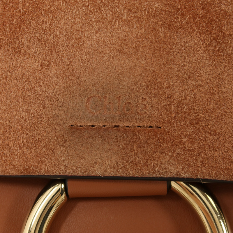 Chloe 麂皮皮革/牛皮皮革Shoulder Bag肩背袋-6