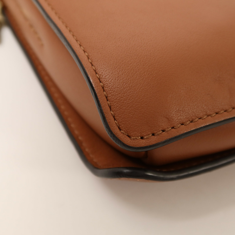 Chloe 麂皮皮革/牛皮皮革Shoulder Bag肩背袋-11