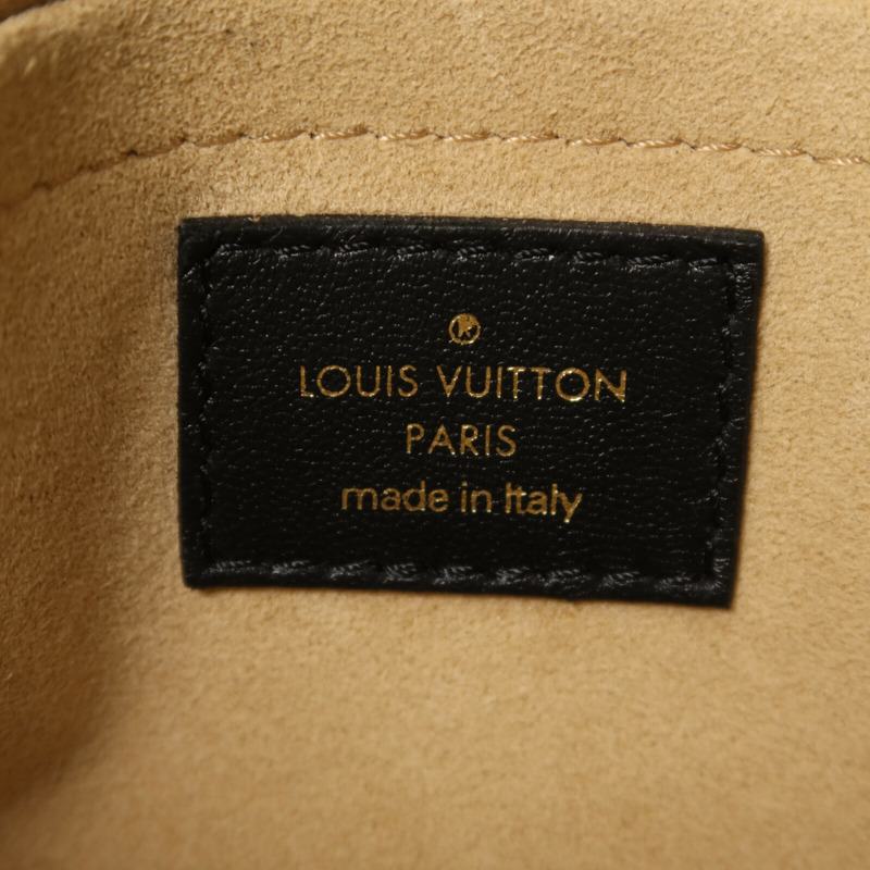 LOUIS VUITTON 羊皮皮革Troca PM金扣鏈帶手挽肩背兩用袋-5