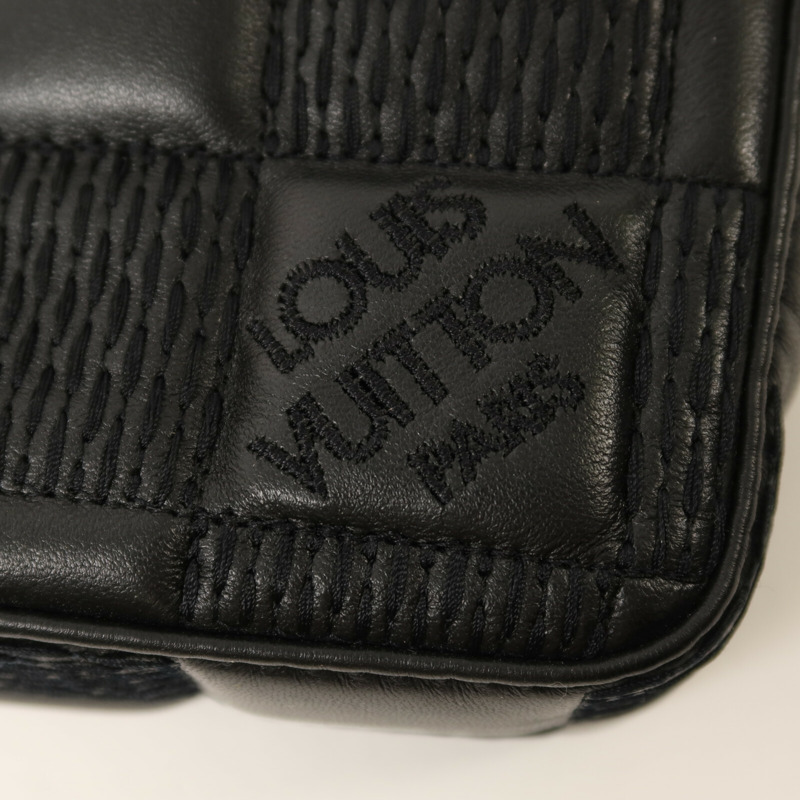 LOUIS VUITTON 羊皮皮革Troca PM金扣鏈帶手挽肩背兩用袋-10