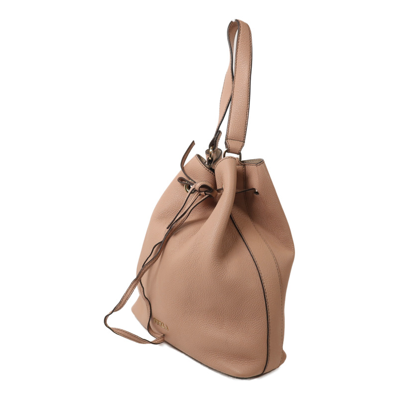 Furla 牛皮皮革Shoulder Bag金扣手挽肩背兩用袋-2