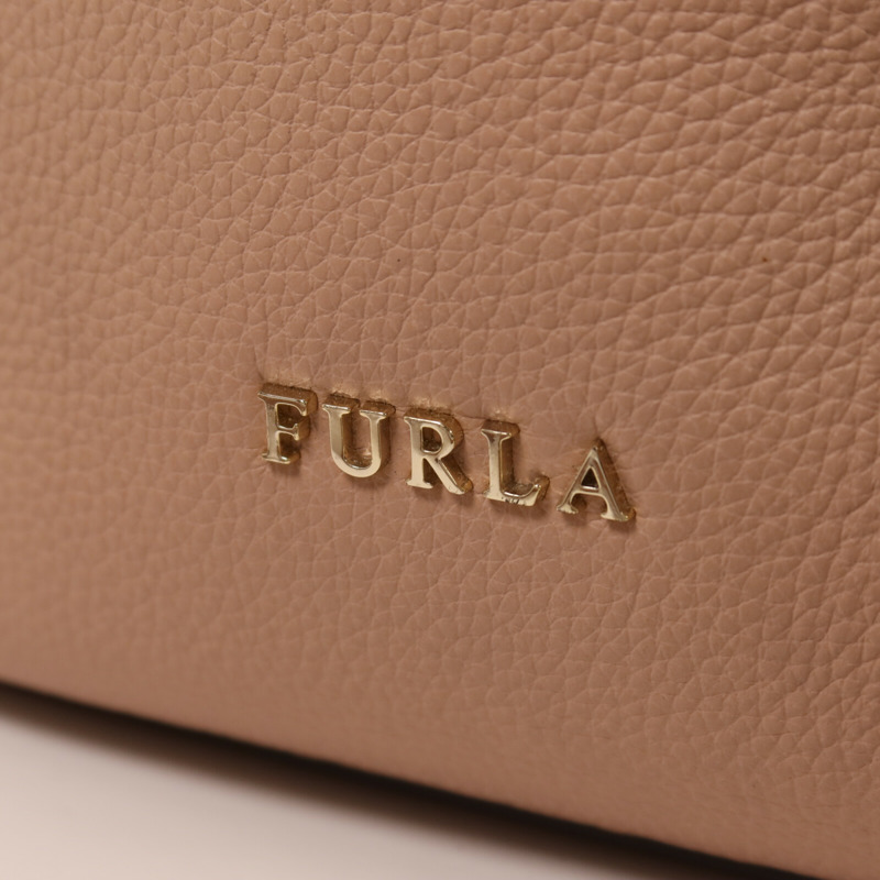 Furla 牛皮皮革Shoulder Bag金扣手挽肩背兩用袋-10