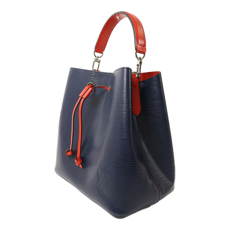 LOUIS VUITTON Epi NeoNoe MM銀扣手挽肩背兩用袋-2