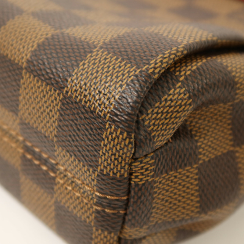 LOUIS VUITTON Damier Croisette金扣手挽肩背兩用袋-14