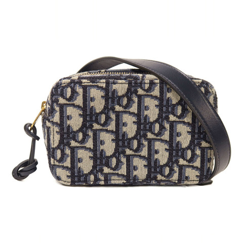 Dior 帆布Oblique Belt Bag金扣腰包
