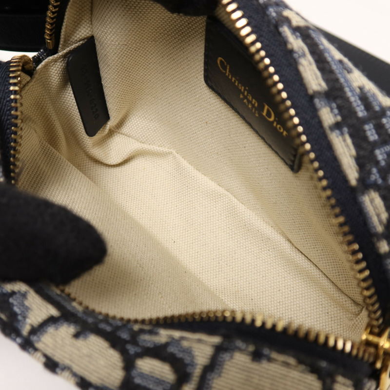 Dior 帆布Oblique Belt Bag金扣腰包-4