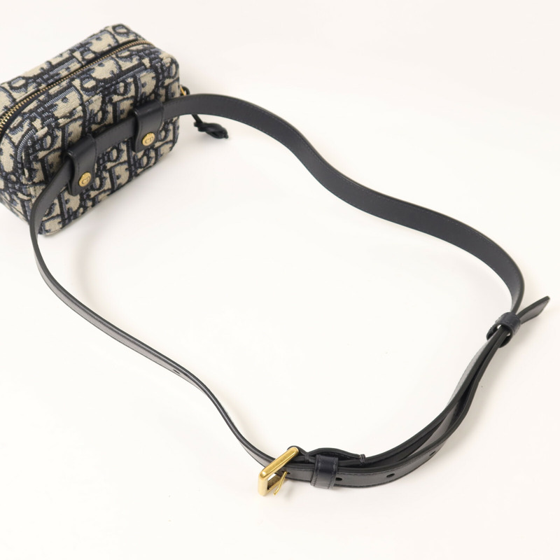 Dior 帆布Oblique Belt Bag金扣腰包-7