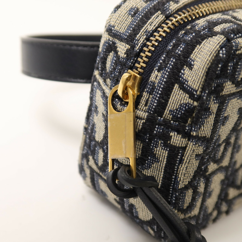 Dior 帆布Oblique Belt Bag金扣腰包-8