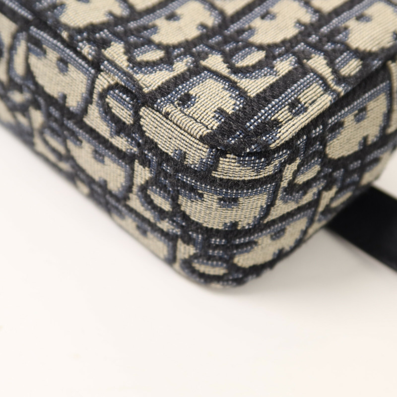 Dior 帆布Oblique Belt Bag金扣腰包-10
