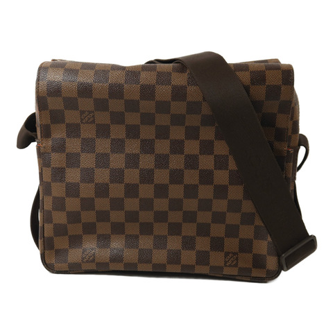 LOUIS VUITTON Damier Naviglio金扣肩背袋