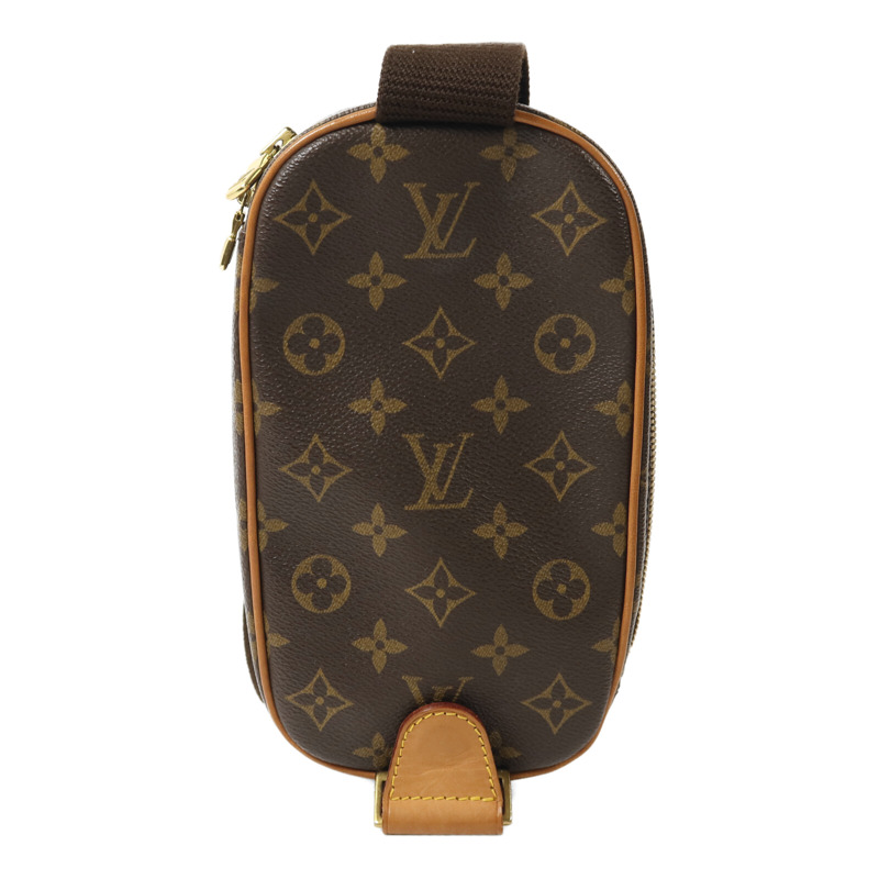 LOUIS VUITTON Monogram Pochette Gange金扣肩背袋-1