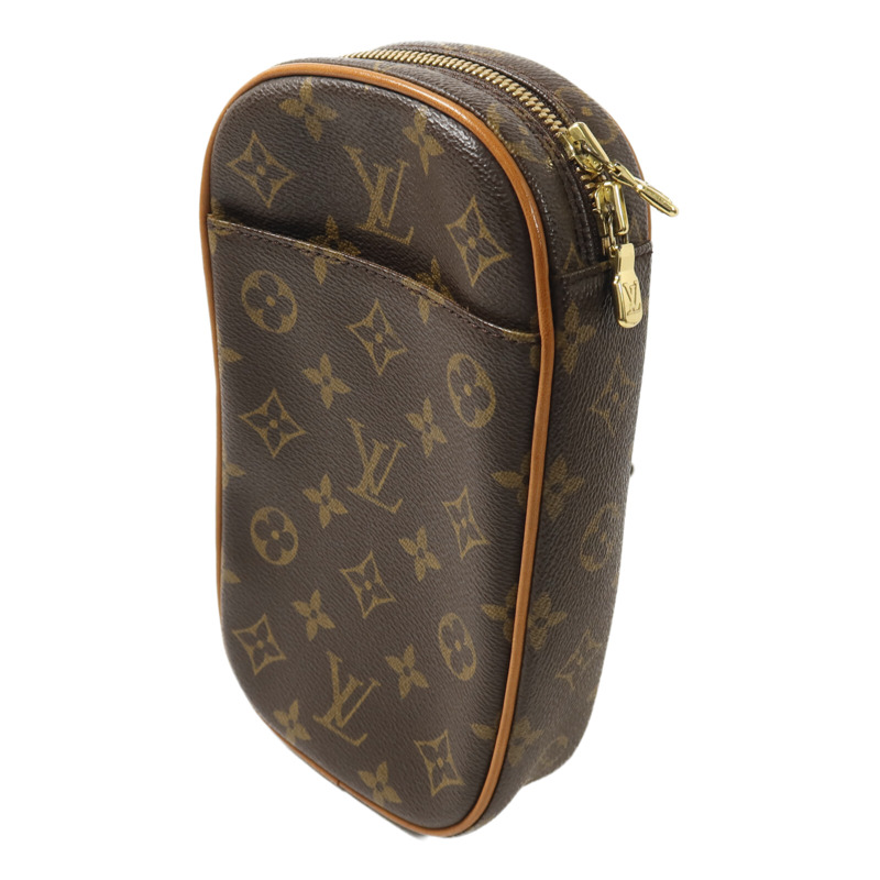 LOUIS VUITTON Monogram Pochette Gange金扣肩背袋-2