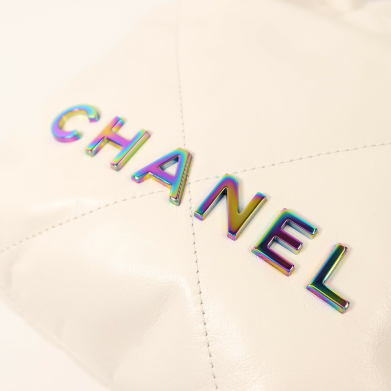 CHANEL 牛皮皮革Chanel 22 Mini鏈帶手挽肩背兩用袋-10