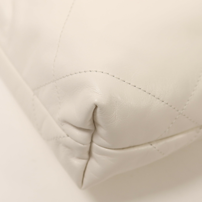 CHANEL 牛皮皮革Chanel 22 Mini鏈帶手挽肩背兩用袋-14