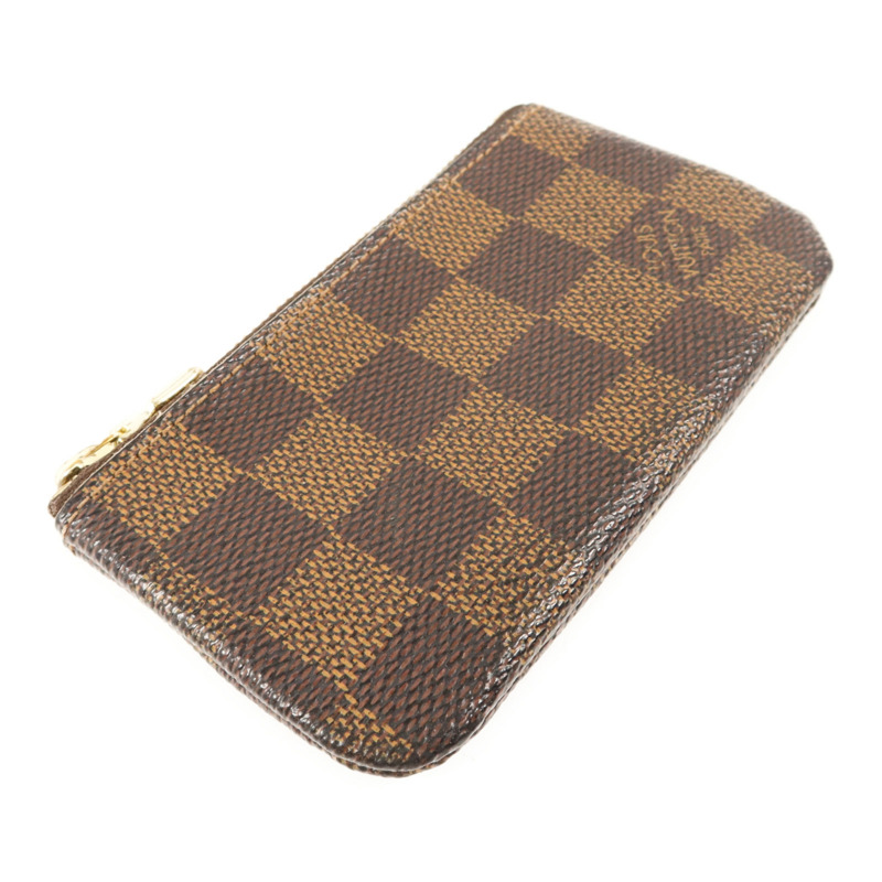 LOUIS VUITTON Damier Pochette Cles金扣零錢包-2