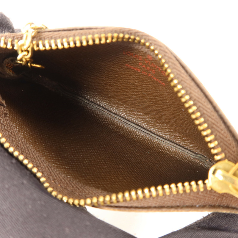 LOUIS VUITTON Damier Pochette Cles金扣零錢包-4