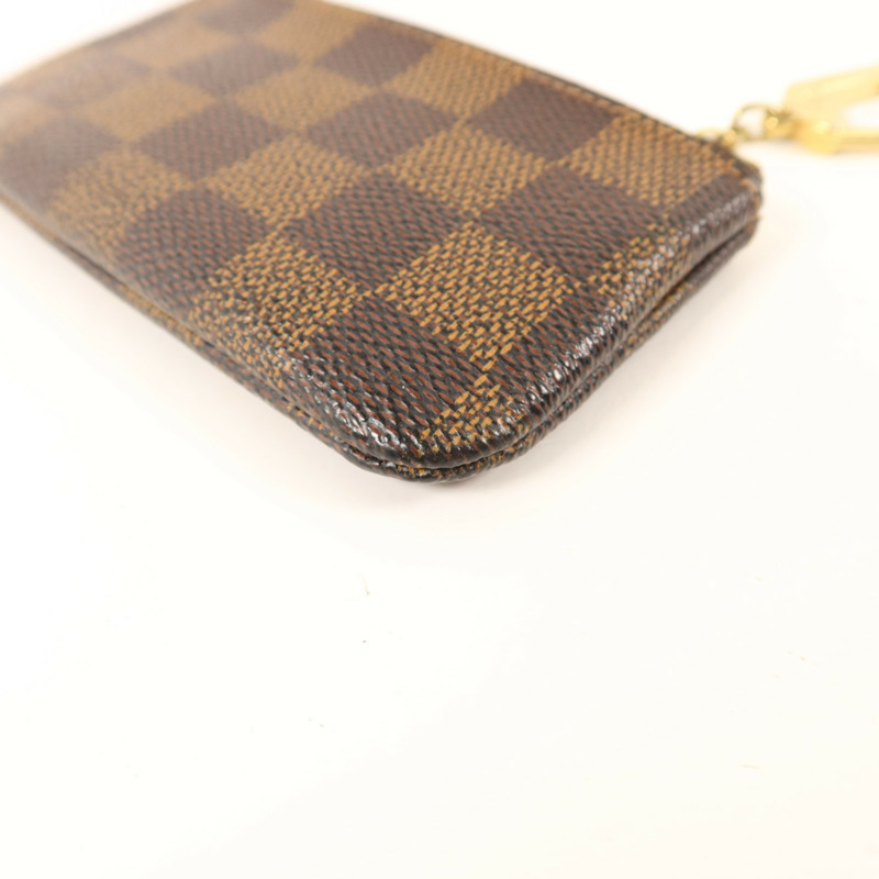 LOUIS VUITTON Damier Pochette Cles金扣零錢包-9