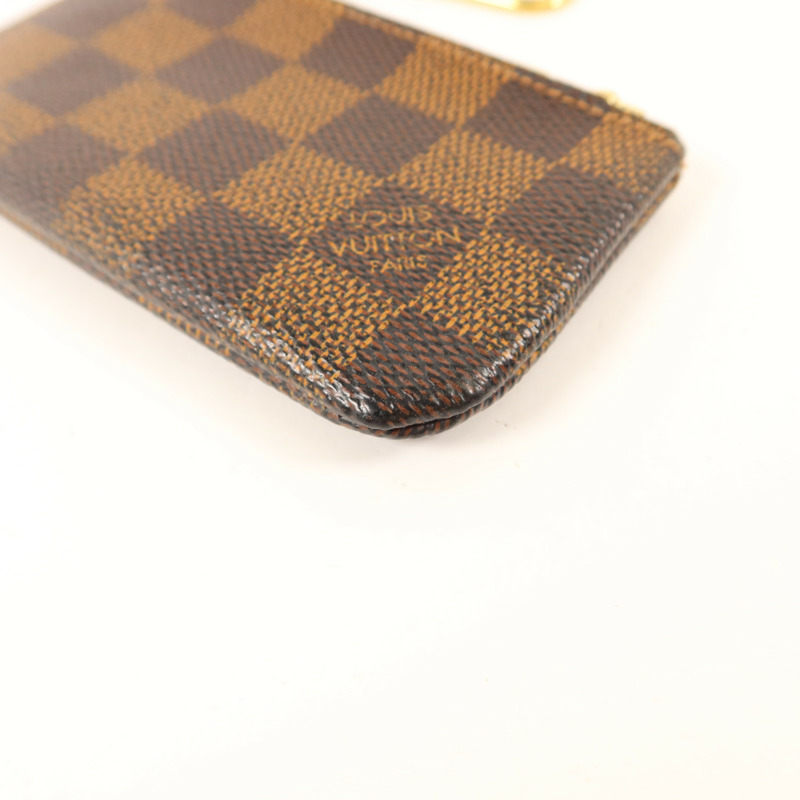 LOUIS VUITTON Damier Pochette Cles金扣零錢包-11