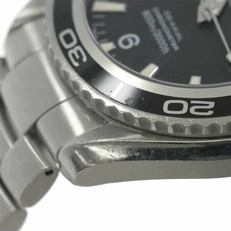 歐米茄海馬系列海洋宇宙2200 50男士腕錶，日期顯示，黑色，自動機械機芯-5