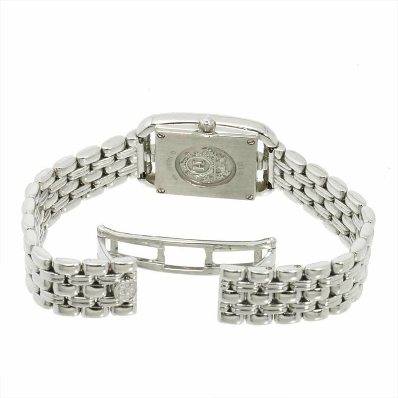 愛馬仕 Cape Cod Mini CC1 192 女士腕錶,鑲鑽錶圈,白色錶殼,18K 金錶殼,純石英機芯-2