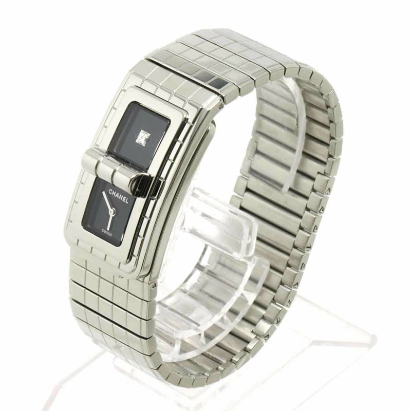 香奈兒 Code CoCo H5144 鑲鑽女錶,黑色石英錶-1