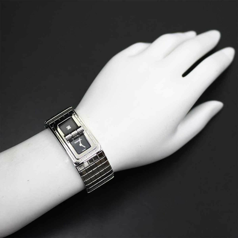 香奈兒 Code CoCo H5144 鑲鑽女錶,黑色石英錶-2