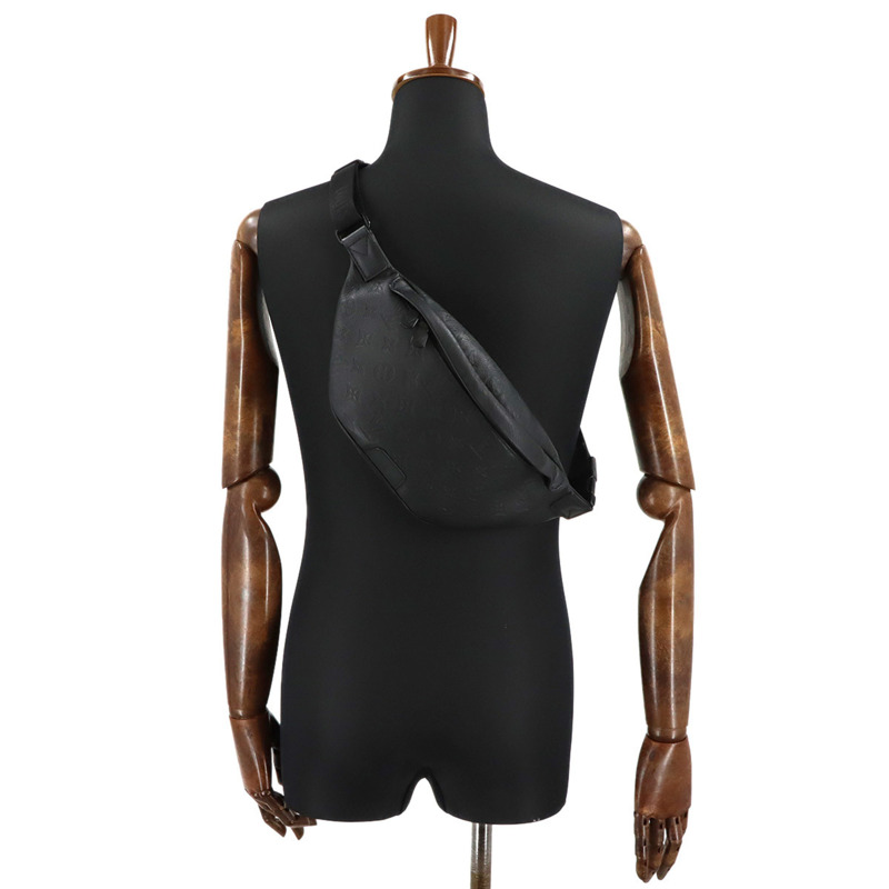 路易威登 Monogram Shadow Discovery 腰包 PM 手提包 黑色皮革 黑色五金 M46036 腰包-8