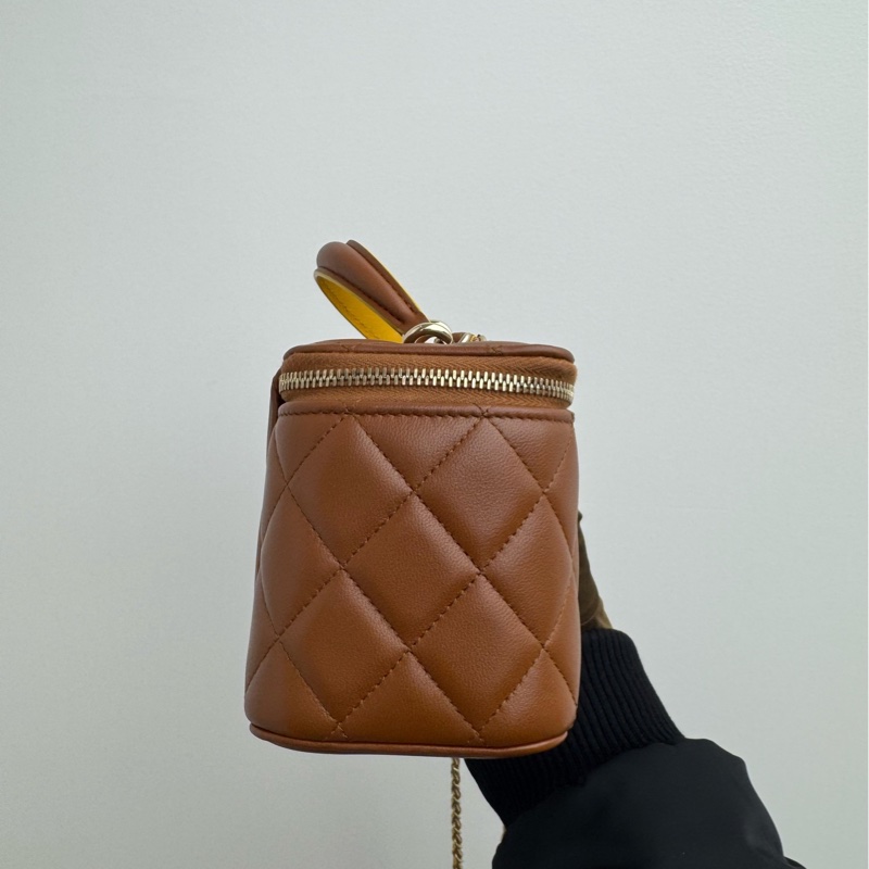 Chanel/香奈兒23a焦糖化妝盒子。-4