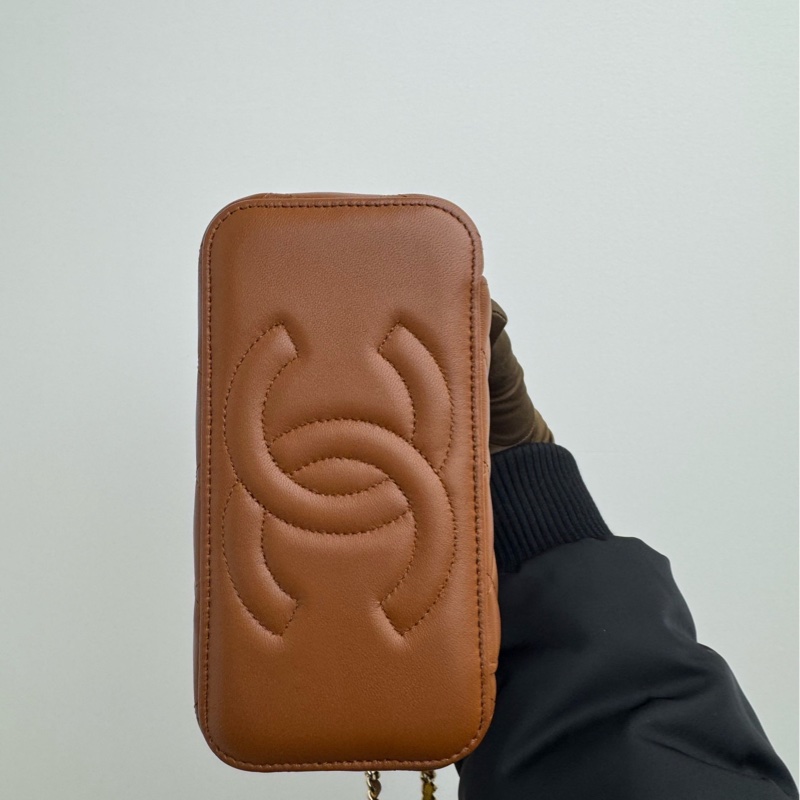 Chanel/香奈兒23a焦糖化妝盒子。-5