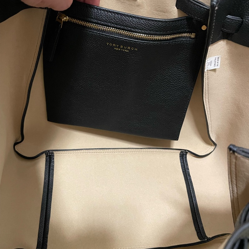 TORY BURCH ROMY 大托特包 黑-2