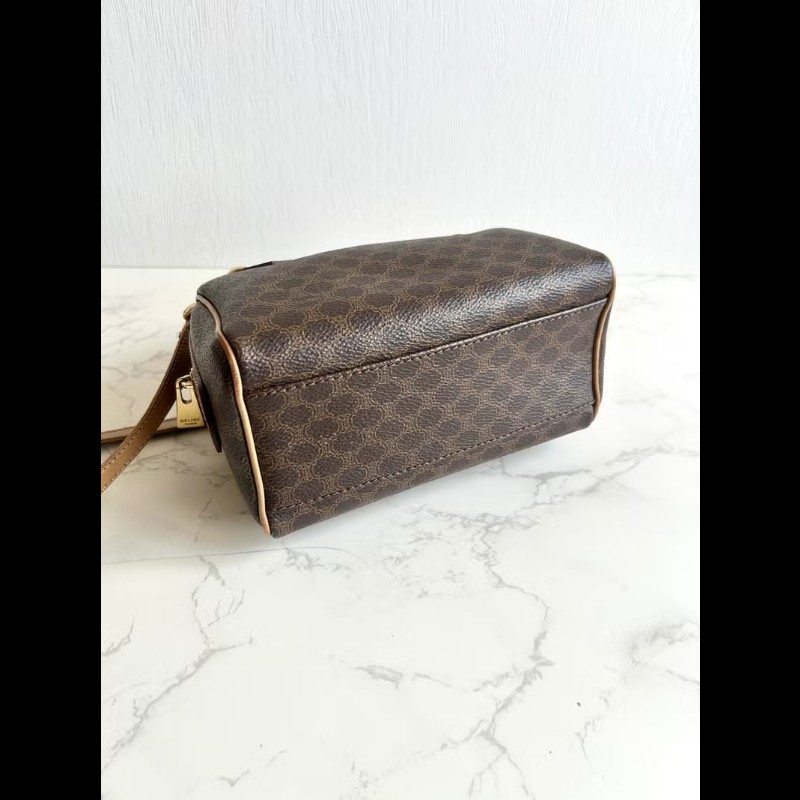 【LA LUNE】中古包 Celine迷你老花波士頓小包 斜背包 側背包 單肩包 二手包-5