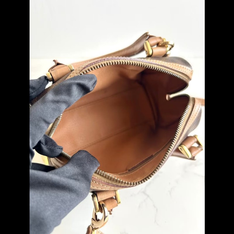 【LA LUNE】中古包 Celine迷你老花波士頓小包 斜背包 側背包 單肩包 二手包-6