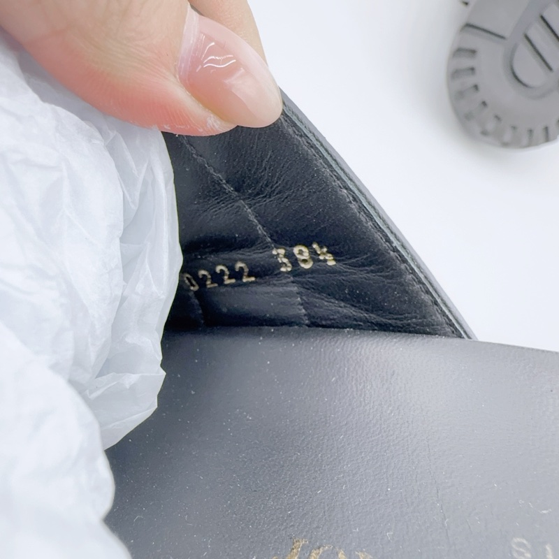 dior迪奧/38.5碼/豹紋魔術貼涼鞋/ 無附件-5