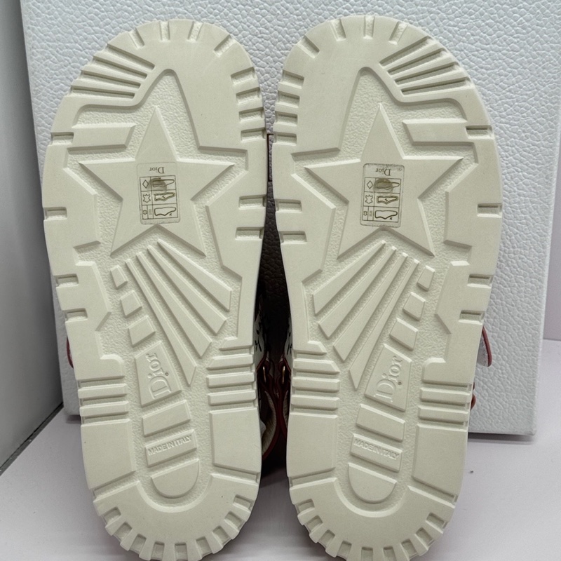 迪奧/Dior 白色科技面料多色 Florilegio 圖案  38碼 Act花卉限量款 魔術貼-8