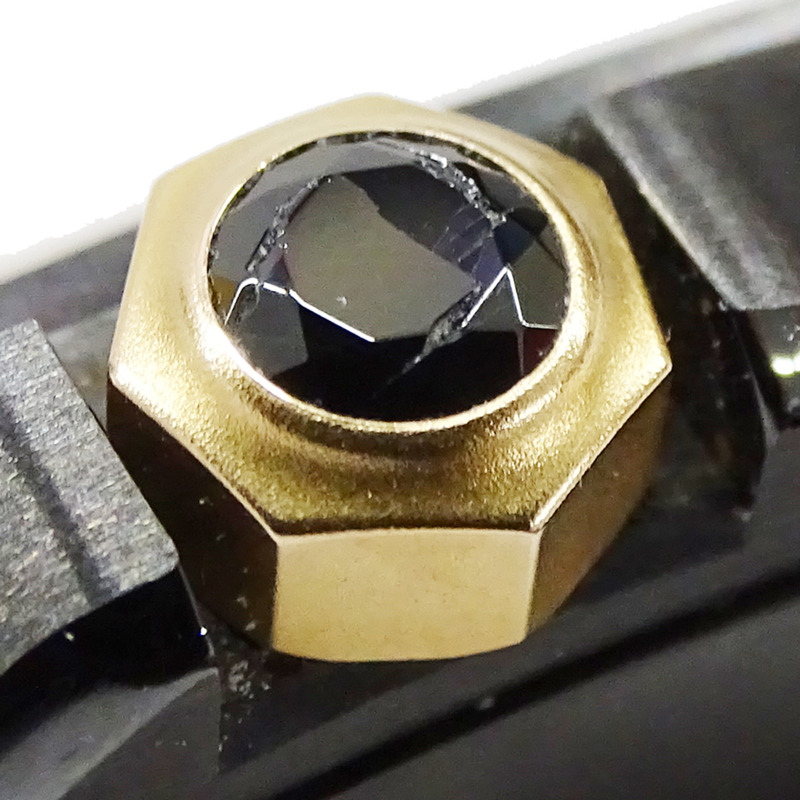 卡地亞男士腕錶，Santos 100 LM，自動機芯，不鏽鋼（SS），玫瑰金（750PG），尼龍皮錶帶，W2020009，黑色，拋光。-8