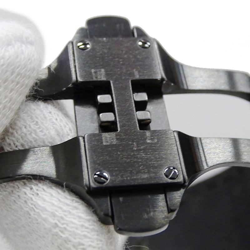 卡地亞男士腕錶，Santos 100 LM，自動機芯，不鏽鋼（SS），玫瑰金（750PG），尼龍皮錶帶，W2020009，黑色，拋光。-10