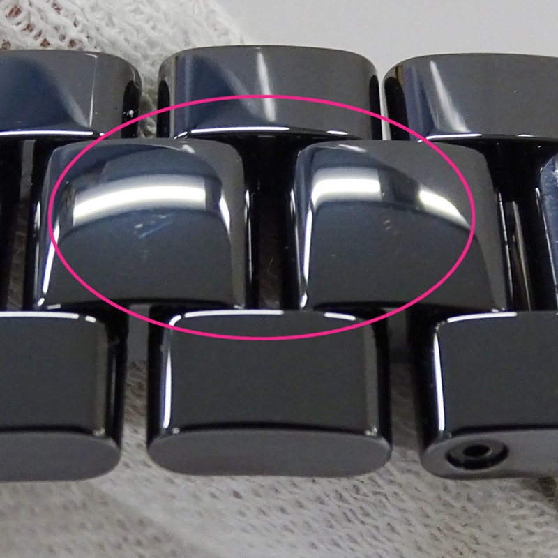 香奈兒 J12 男士自動日期腕錶，不鏽鋼 (SS) 錶殼搭配黑色陶瓷錶殼，型號 H0685，拋光。-6