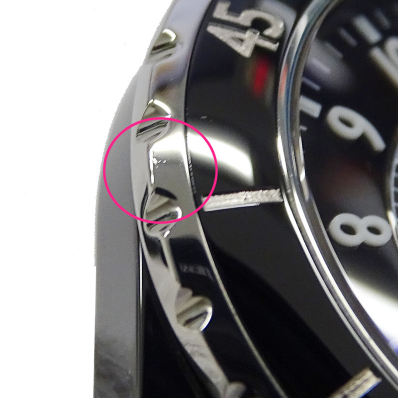 香奈兒 J12 男士自動日期腕錶，不鏽鋼 (SS) 錶殼搭配黑色陶瓷錶殼，型號 H0685，拋光。-9