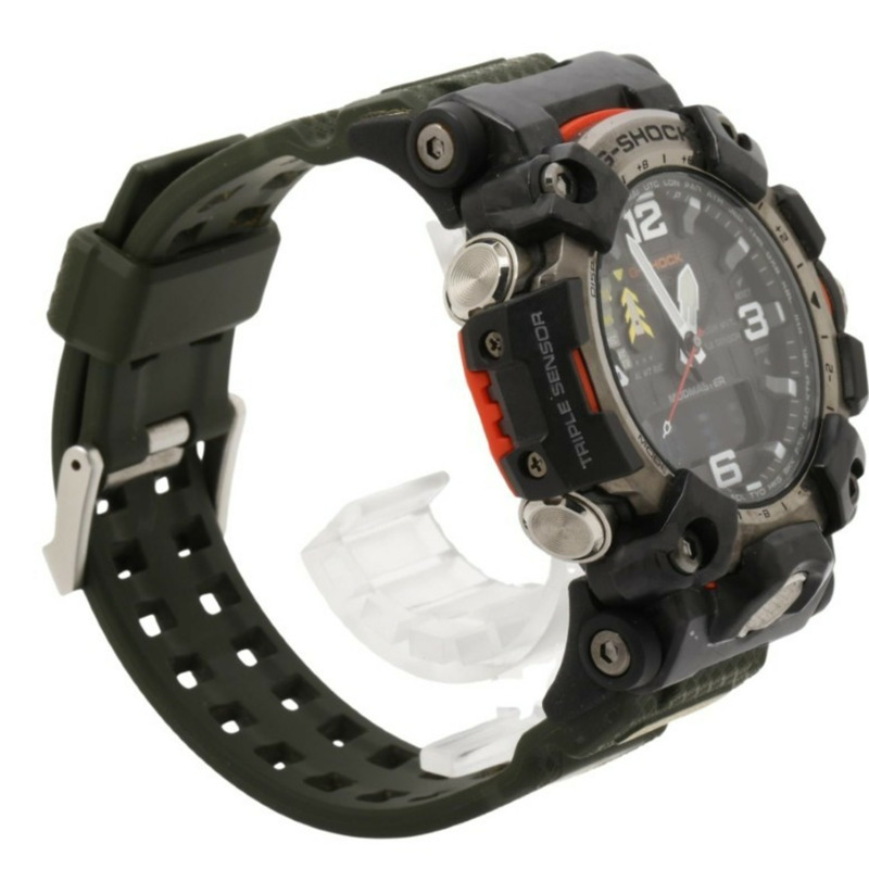 卡西歐 G-SHOCK MASTER OF G LAND MUDMASTER GWG20001A3JF 黑色卡其色樹脂/不鏽鋼男士手錶-2