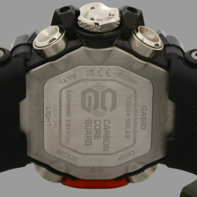 卡西歐 G-SHOCK MASTER OF G LAND MUDMASTER GWG20001A3JF 黑色卡其色樹脂/不鏽鋼男士手錶-3