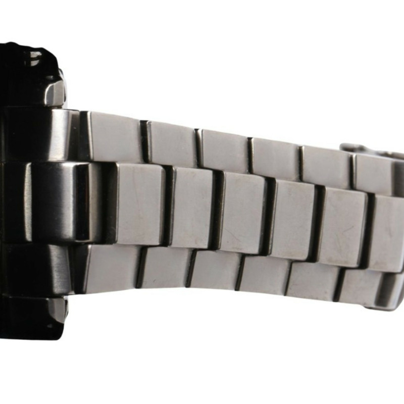 卡西歐 Oceanus 經典系列 OCWT100 黑銀鈦金屬男士模擬腕錶-6