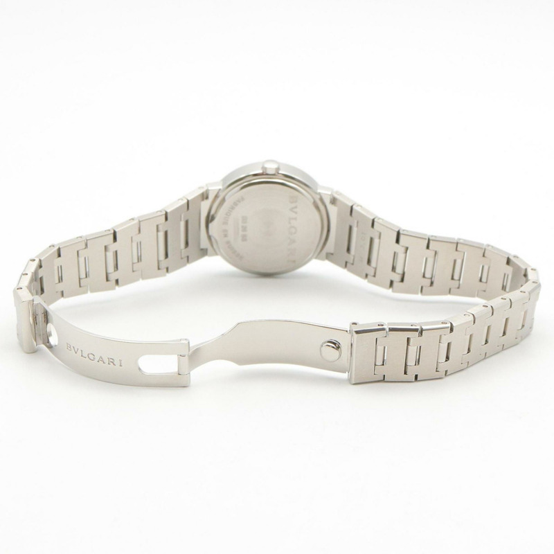 寶格麗 (Bulgari) BVLGARI 女士黑色不鏽鋼腕錶 BB26SS-3