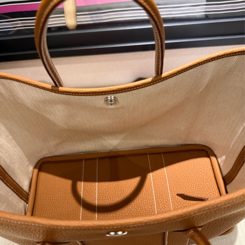 Hermes 全新 （2026年3月購入）Garden party30 金棕-5