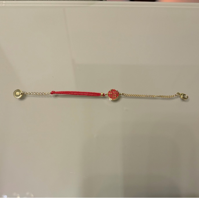 Swarovski限量故宮聯名款福字紅色幸運手鏈-9