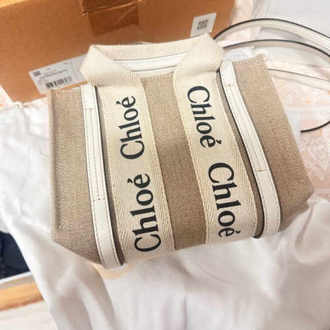 CHLOE 迷你 woody 手提包