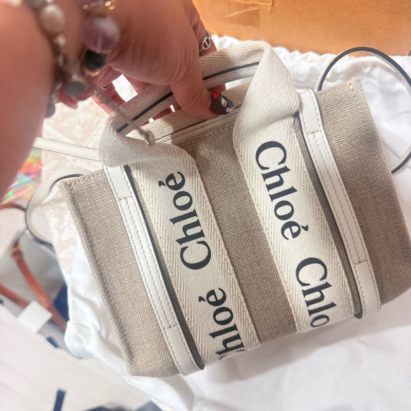 CHLOE 迷你 woody 手提包-7