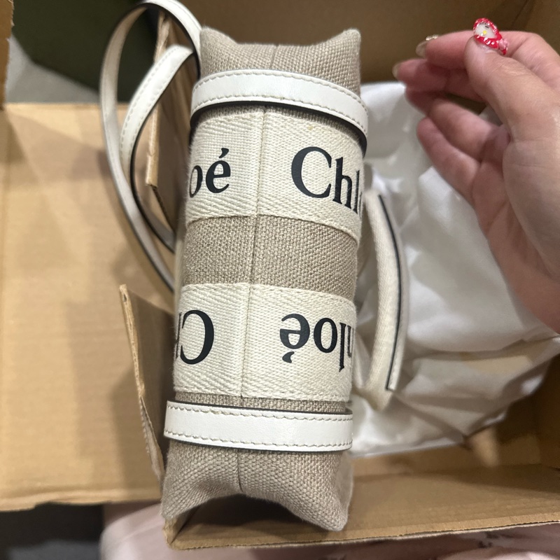 CHLOE 迷你 woody 手提包-8